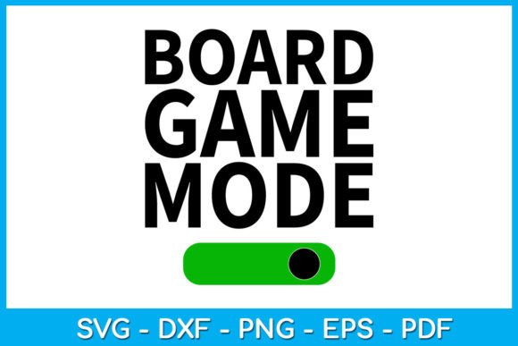 Board Game Mode SVG for Crafts and Graphics