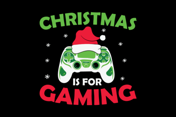 Christmas is for Gaming SVG – A Graphic Design Asset for Crafts and More