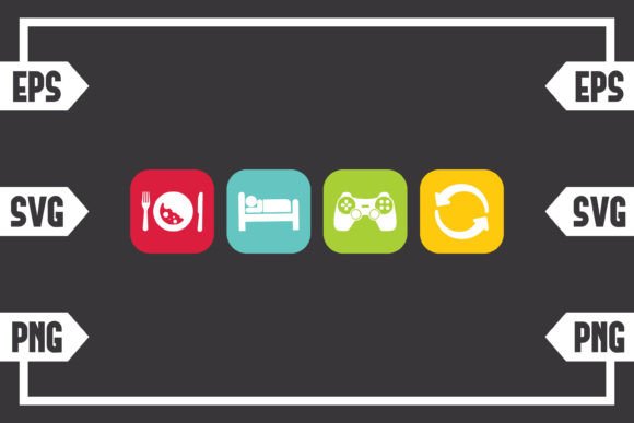 Eat Sleep Gaming Controller Repeat: A Crafts and Graphics Review