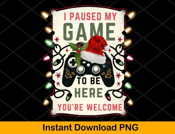 Funny Gaming PNG for Crafts and Graphics