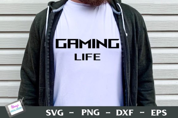 Gamer Design - Gaming Life SVG for Crafts and Graphics