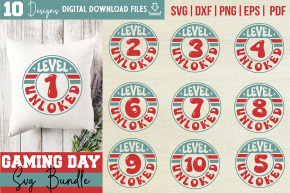 Gaming Day Svg Bundle Vol-1 for Crafts and Graphics