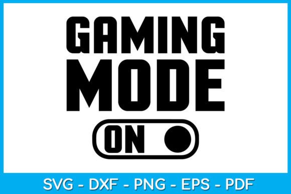 Gaming Mode SVG Graphics for Crafts and Creative Projects