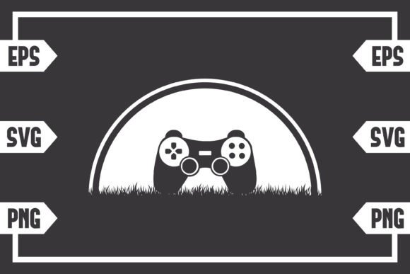 Half Circle - Gaming Controller Graphics for Crafts