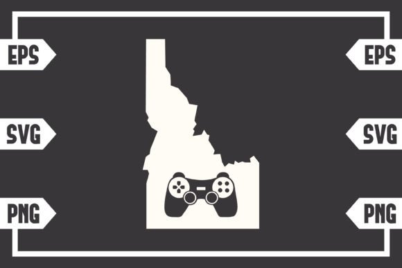 Idaho - Gaming Controller Graphics for Crafts