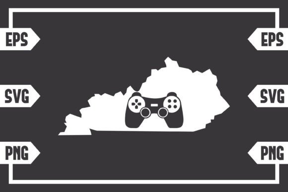 Kentucky - Gaming Controller Graphics for Crafts & Content