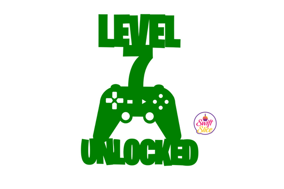 Level 7 Unlocked Gaming Cake Topper Svg Graphics & Crafts Review