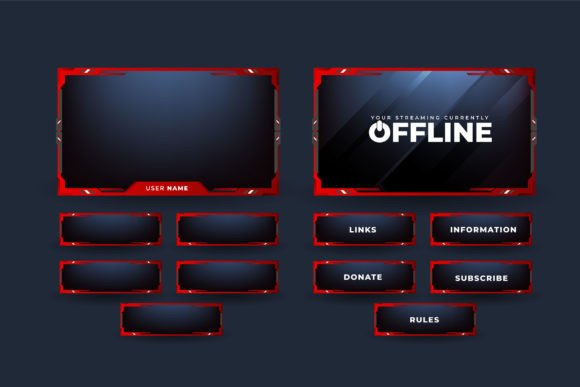Streaming Overlay Vector for Gamers: A Free Graphics Asset for Local Branding