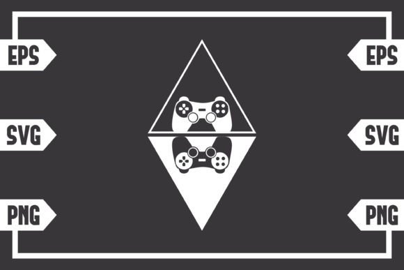 Triangle and Reflection - Gaming Control Graphics for Crafts